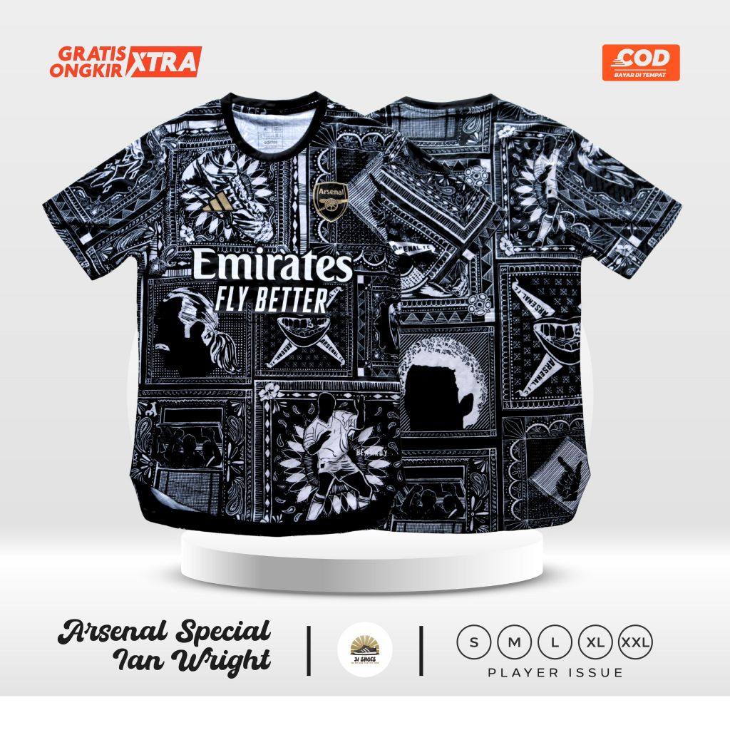 Jersey Player Issue Arsenal Special Ian Wright