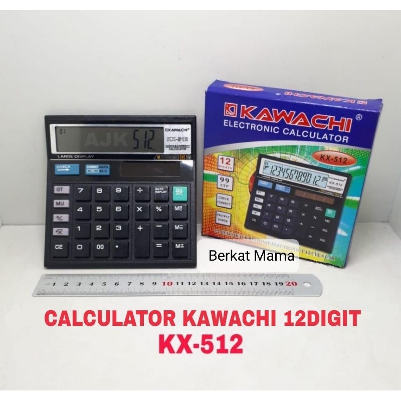 

Kalkulator Kawachi 12 Digit (KX-512) dan 14 Digit (KC-542)