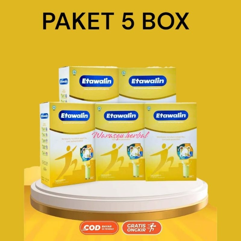 

Susu Etawalin Paket 5 box | Tulang sendi | Asam urat