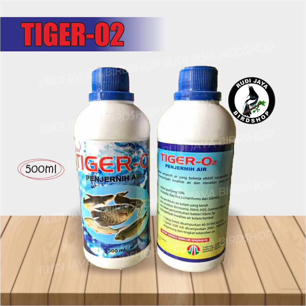 TIGER O2 500 ML TAMASINDO OBAT PENJERNIH AIR KOLAM AQUARIUM AQUASCAPE IKAN JADI SELALU SEHAT