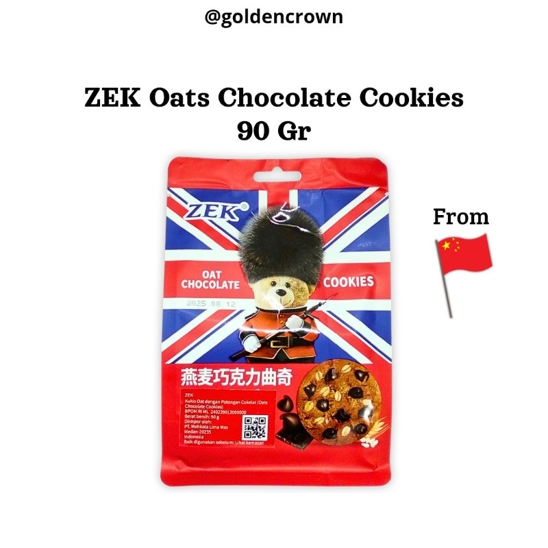 

ZEK Cookies Oats Chocolate | coklat kukis 90g