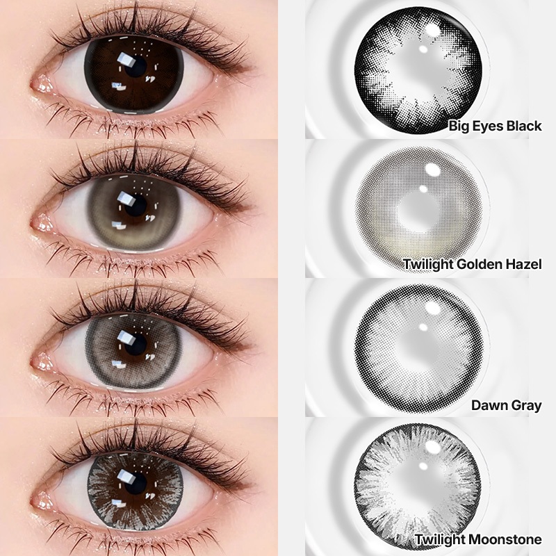 [SPOT] Mysticeyes Softlens Softlens Grey Colored Contact Lenses Softlens Normal Softlens 14.0mm-14.5