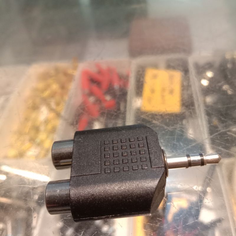 Jack mini stereo/ hp to socket rca