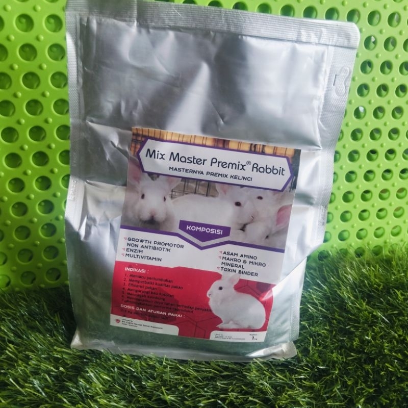 Mix Master Premix Rabbit 1 kg campuran pakan kelinci