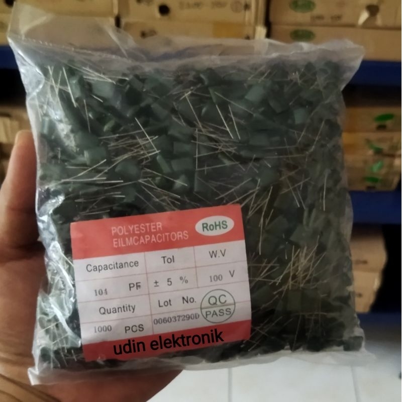1.000PCS MILAR 104 100V MYLAR 104J 100V 100NF