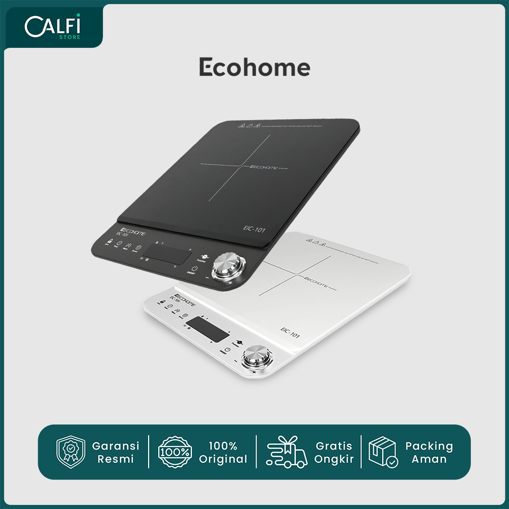 ECOHOME Induction Cooker EIC-101 Smart Kompor Induksi Listrik Low Watt | Kompor Induksi Ecohome