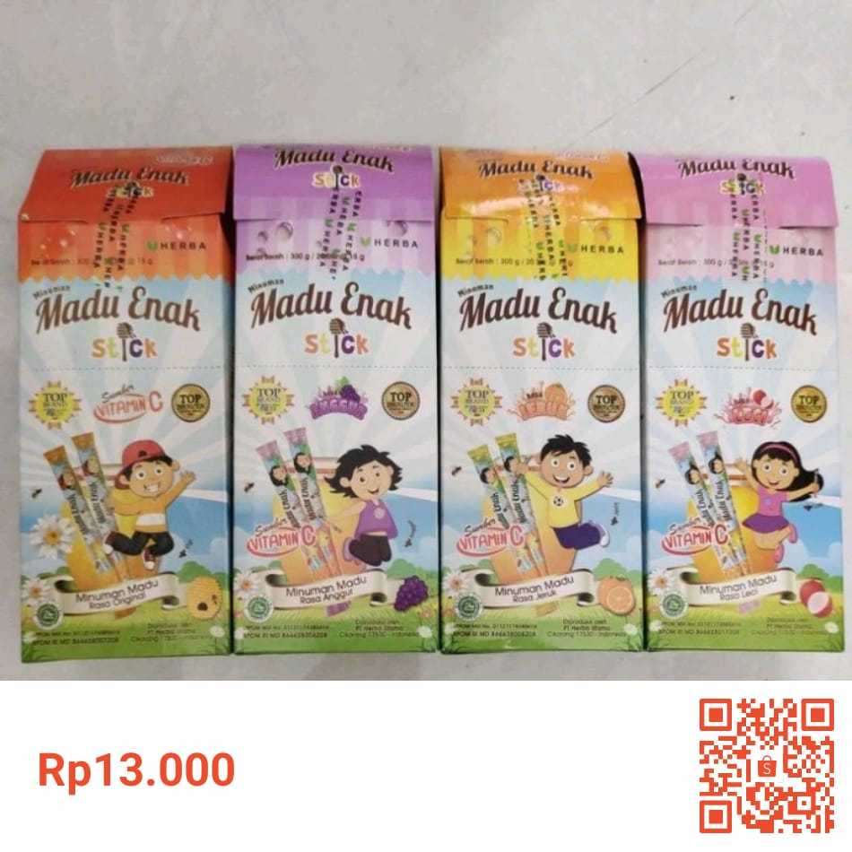 

MADU ENAK PER BOX ISI 20 STIK