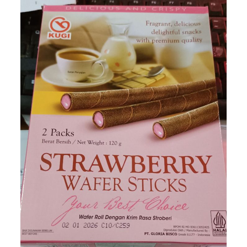 

KUGI WAFER STICK ROLL 120GR