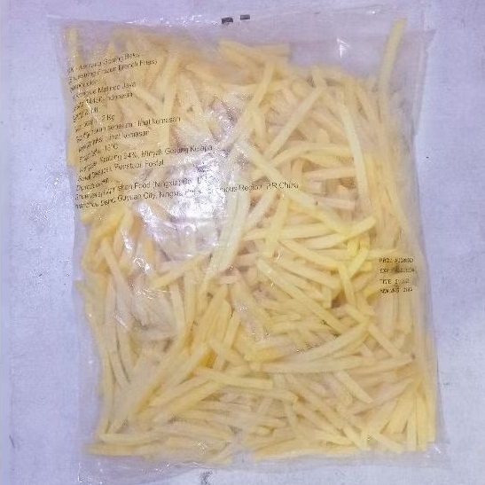 

TANPA MERK KENTANG SHOESTRING 2KG/2000GR KENTANG GORENG LURUS FRENCH FRIES SHOESTRING KENTANG LURUS