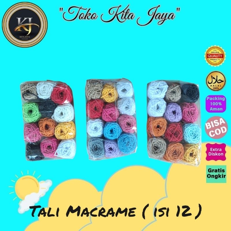 

Tali Macrame ( Isi 12 )