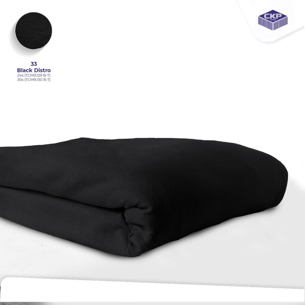 0,7 KG - Kain Cotton Combed Maxcel 30s Black Distro - F16