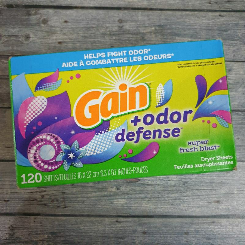 Gain Odor Defense Dryer Sheet Bounce Singapore