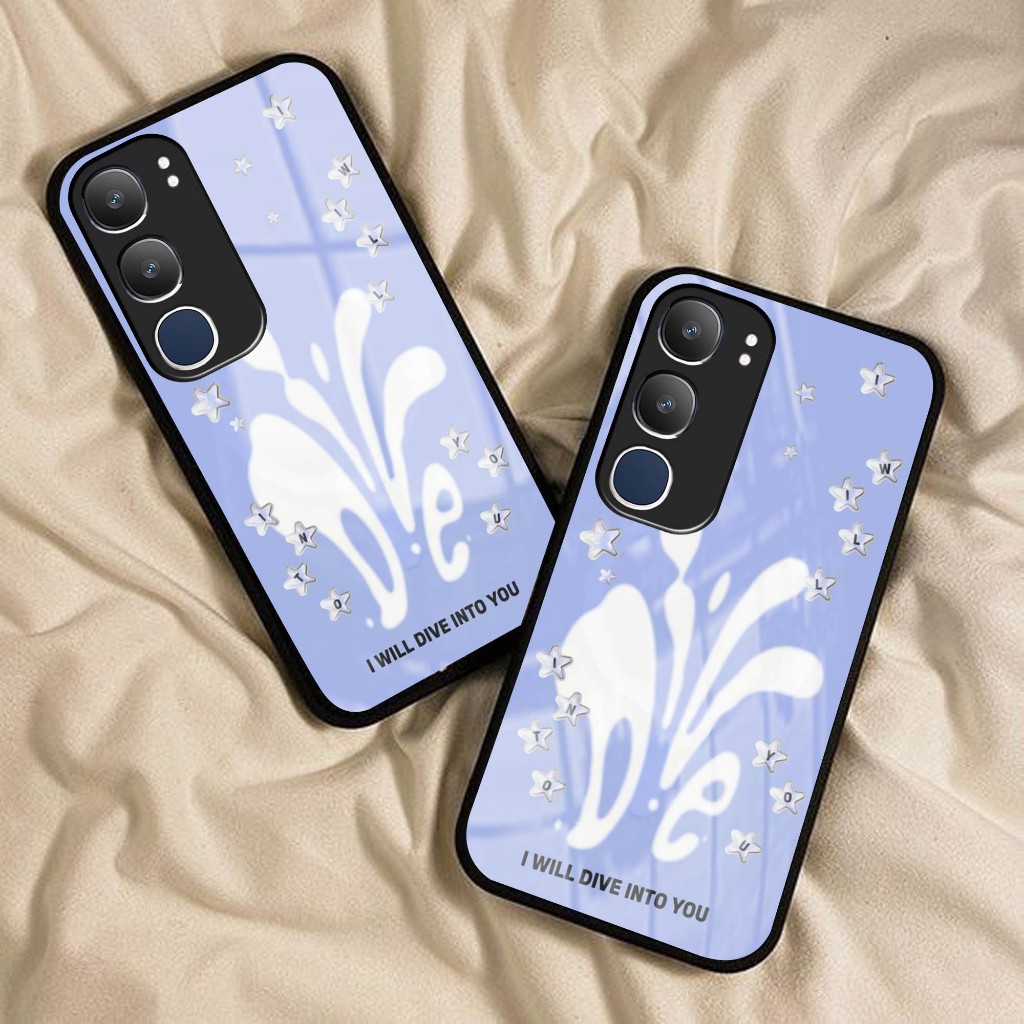 Softcase Glossy Vivo Y19s Case Glass Vivo Y19s Case Gemes Vivo Y19s Case Lucu Vivo Y19s Case Anti Pe