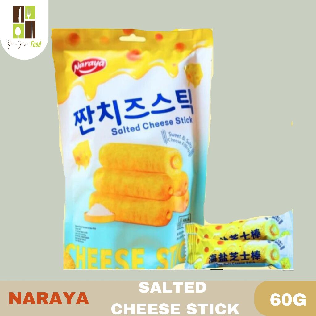 

Naraya Salted Cheese Stick / Stik Keju / Snack Rasa Keju / Cemilan / Snak Kemasan 60g