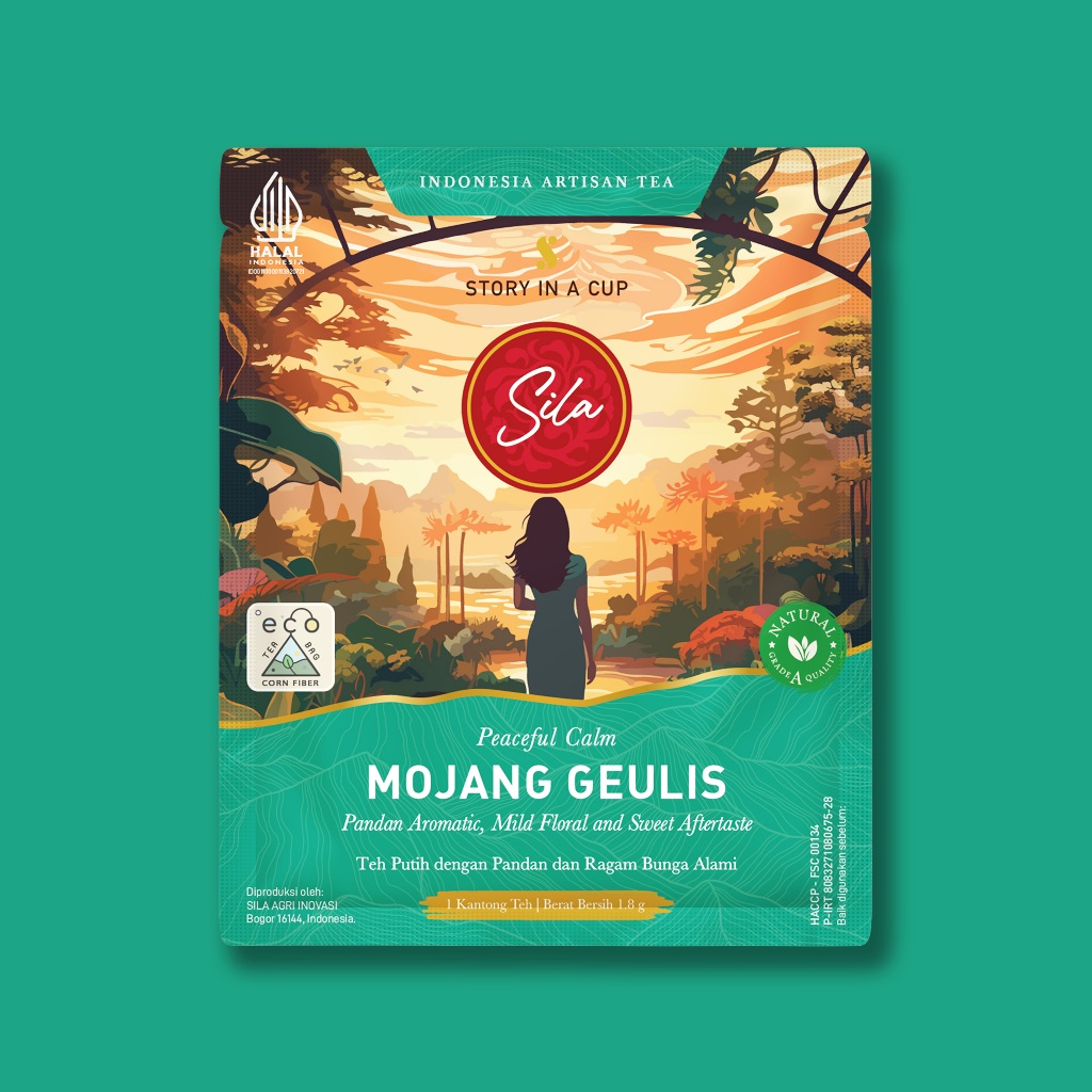 

Sila - Mojang Geulis - Artisan Tea Blend - Healtea - Sachet 1 Tea Bag - Teh Premium - White Tea