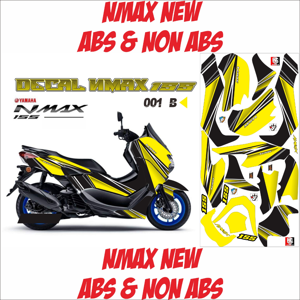 Stiker Decal Variasi Yamaha Nmax All New 2022 up ABS & NON ABS Motorcyle