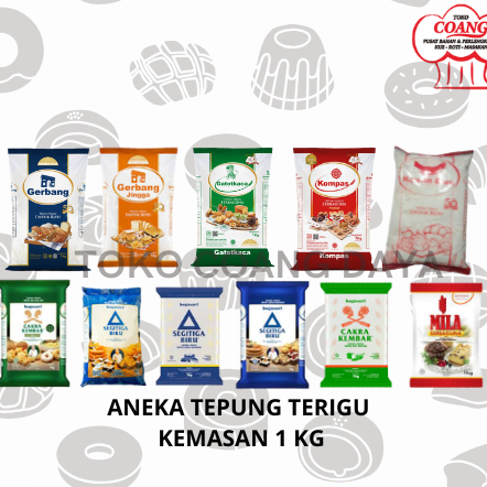 

ANEKA TEPUNG TERIGU KEMASAN 1 KG