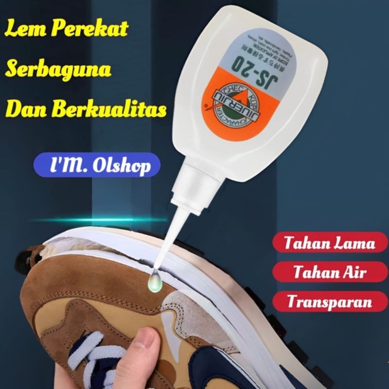 

Lem Super Glue Serbaguna/Cairan Super Perekat Kuat Lem/Lem sepatu⭐IM⭐