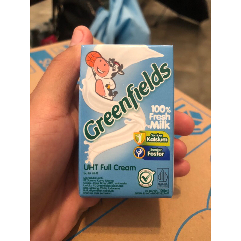 

Greenfields UHT milk full cream 105ml