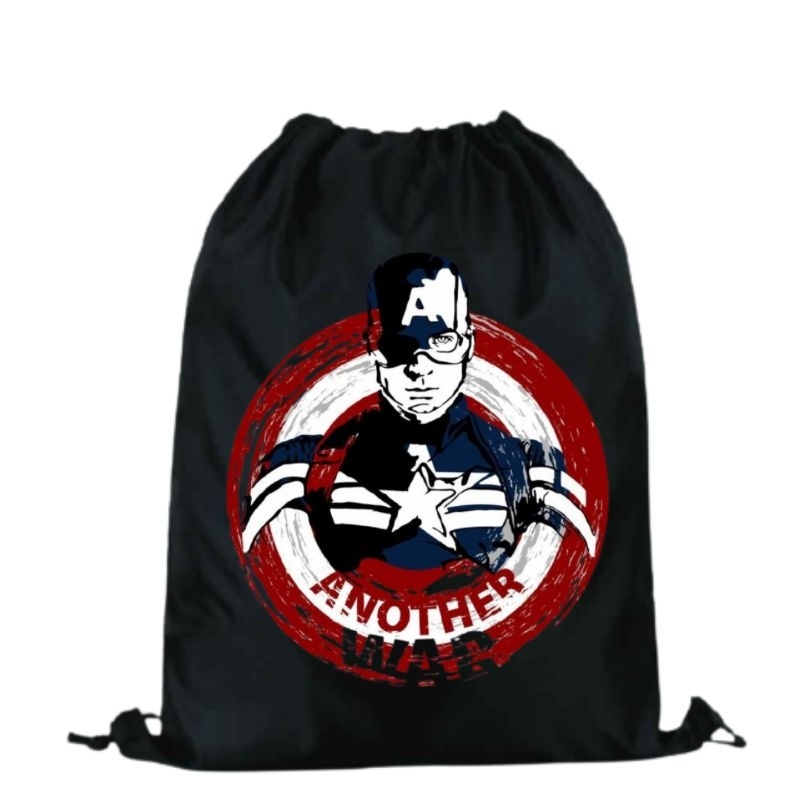 Stringbag Captain America -Tas Serut Model Marvel Captain America