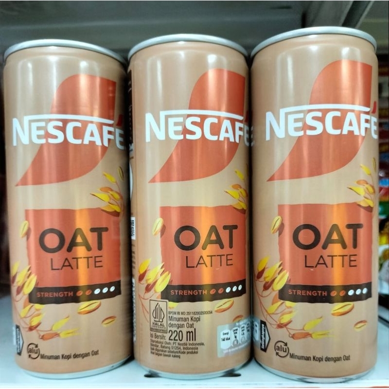 

Nescafe Oat Latte 220ml Can - Minuman Kopi Dengan Oat