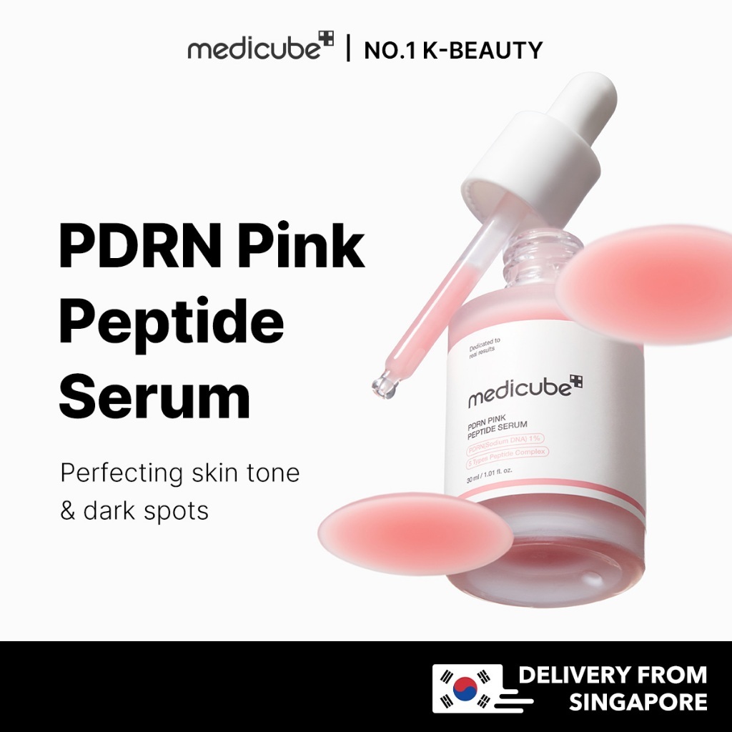 Medicube PDRN Pink Peptide Serum - Glass Glow Skin, PDRN, Collagen, Brightening for dark spot