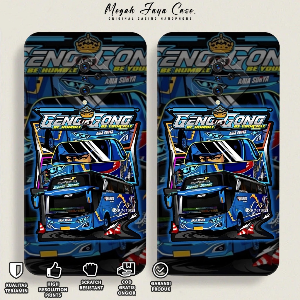 Softcase Hp VIVO S1 PRO - Case Hp VIVO S1 PRO Motif BUS TELOLET - Casing Hp VIVO S1 PRO - Softcase P