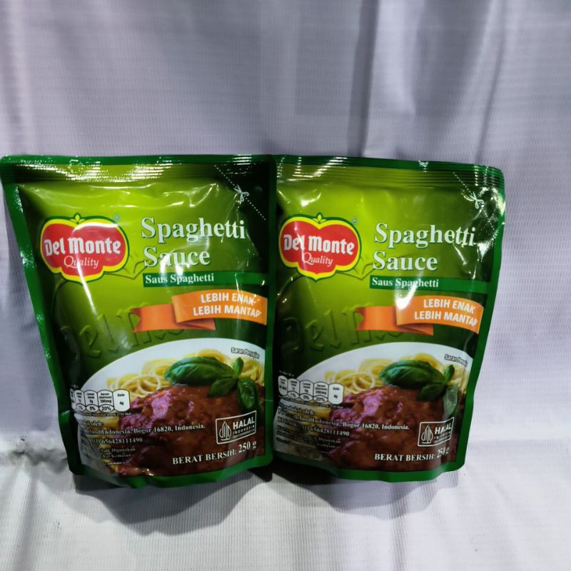 

sauce spaghetti delmonte ukuran 250gr