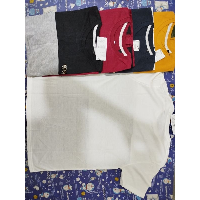 kaos pria motif belang belang KENZO