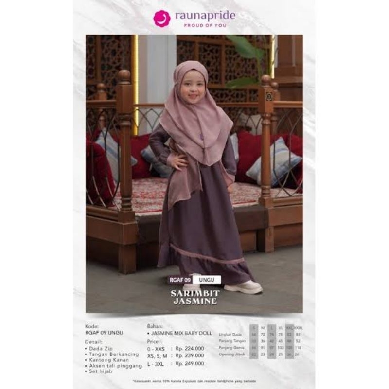 RAUNA GAMIS ANAK RGAF 09