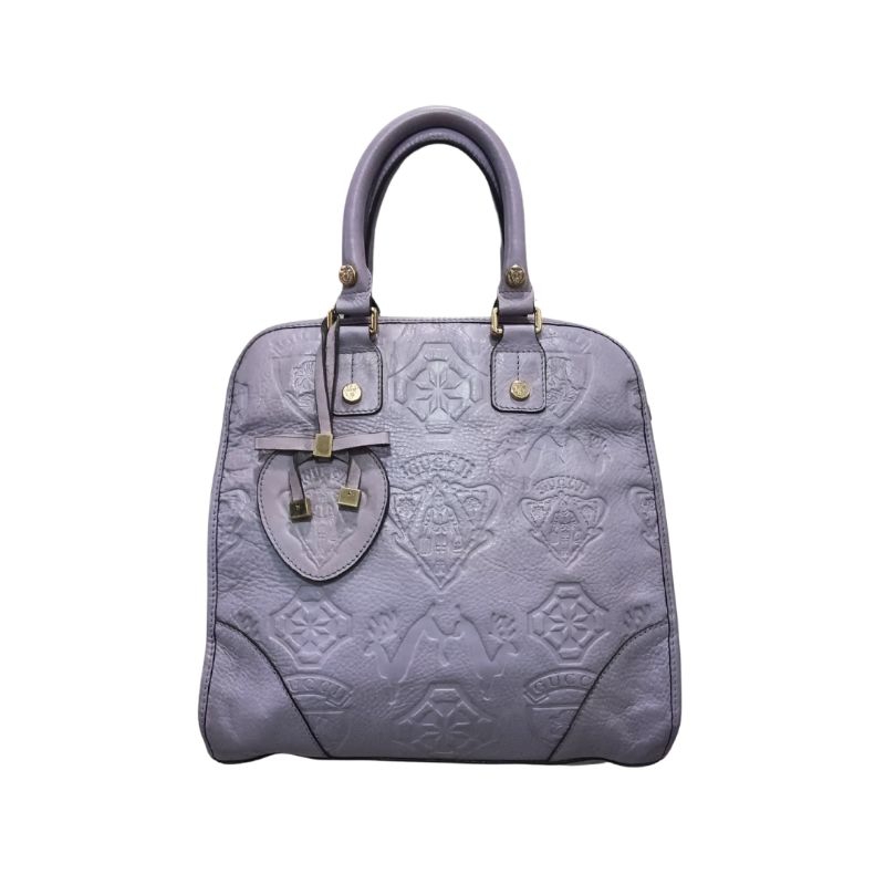 Preloved Tas Wanita Handbag Besar Gucci Vintage Lilac Branded