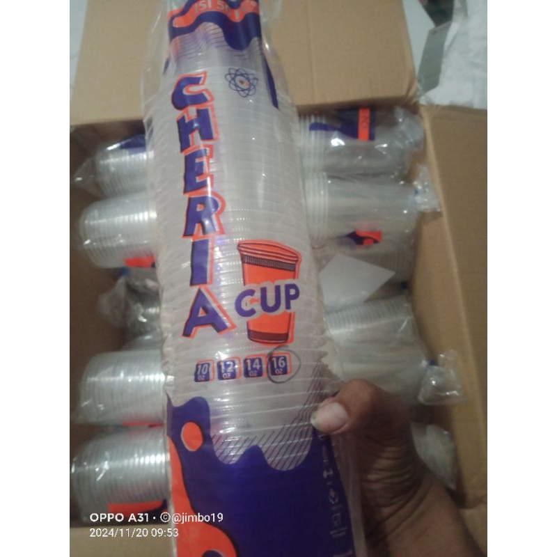 GELAS CHERIA 16 OZ / GELAS PLASTIK 16OZ CHERIA