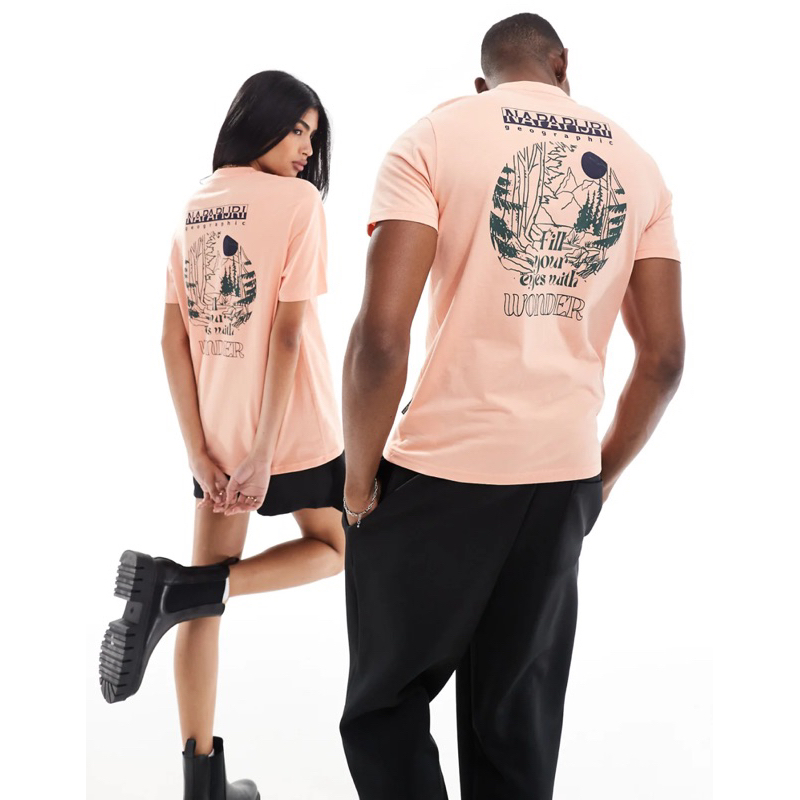 Napapijri Nuhi Tshirt In Light Pink