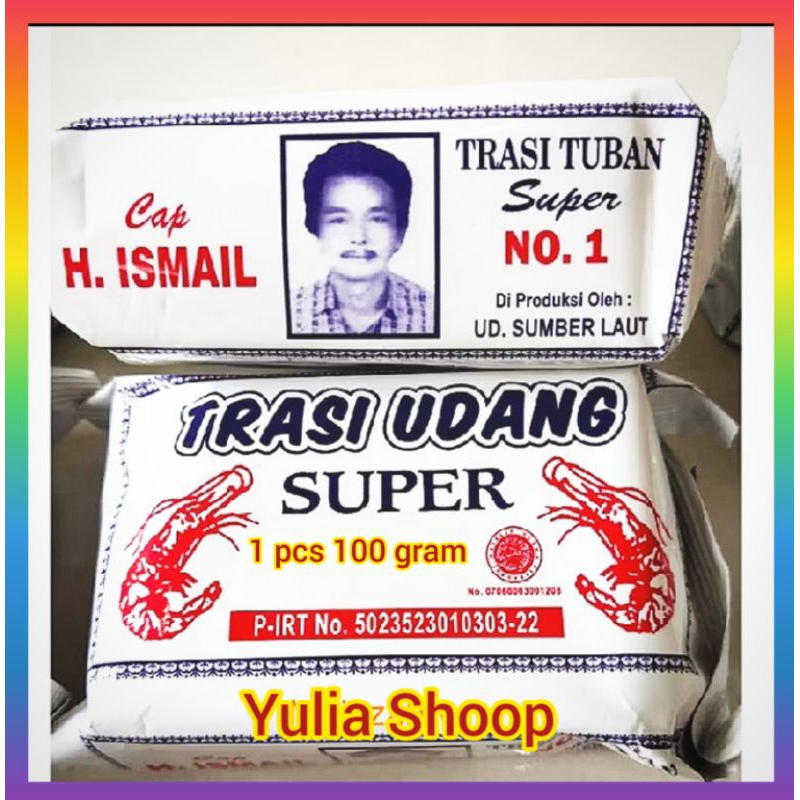 

Trasi Udang H. ismail asli tuban 1 pcs berat 100 gram