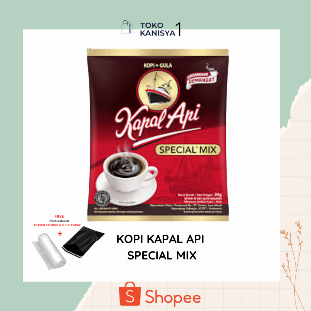 

Kapal Api Special Mix Kopi Instan 23 g (10 Sachet/ 1 Renceng) tokokanisya1