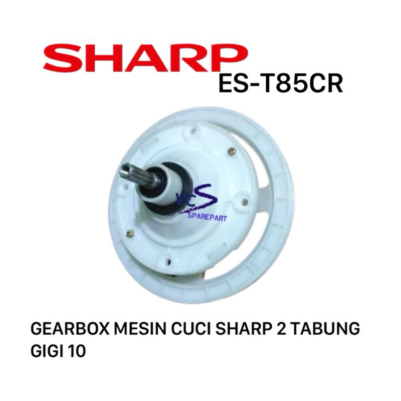 SHARP ES-T85CR GEARBOX Mesin Cuci Sharp 2 Tabung Girbok Gearbok GearBox