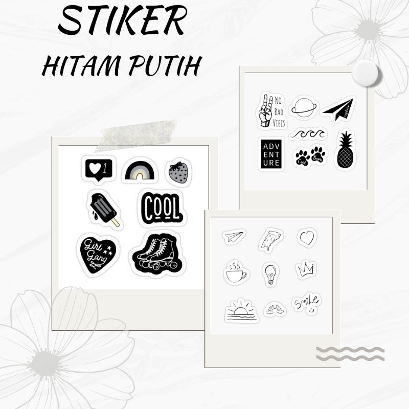 

Stiker estetik hitam putih