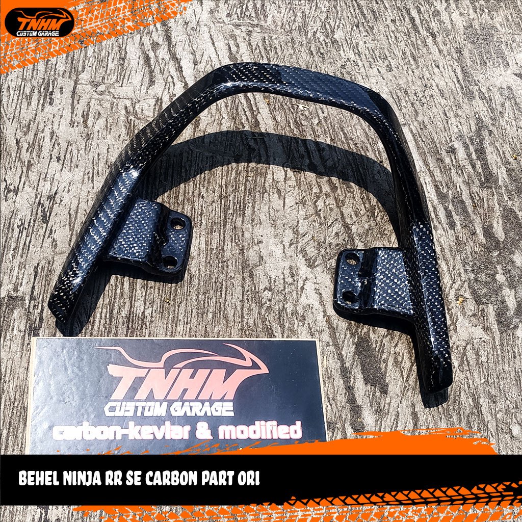Behel Kawasaki Ninja RR Old SE Carbon by TNHM plus braket Ninja R/SS part ori dan copy