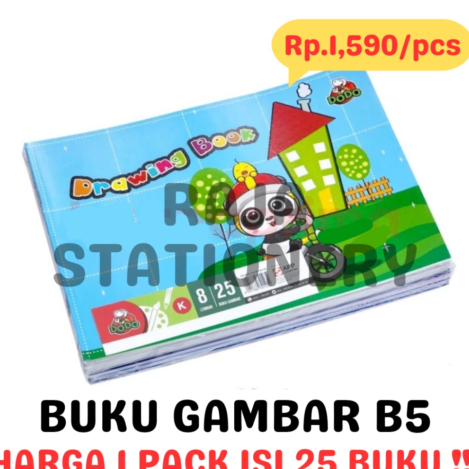 

Serbu Voucher SIDU DRAWING BOOK B5 DODO KECIL BUKU GAMBAR B5 SKETSA ANAK DODO BY SINAR DUNIA PACK 25PCS