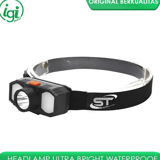 Obral Terlaris  HEADLAMP FLASHLIGHT LED USB SENTER LAMPU KEPALA OUTDOOR WATERPROOF