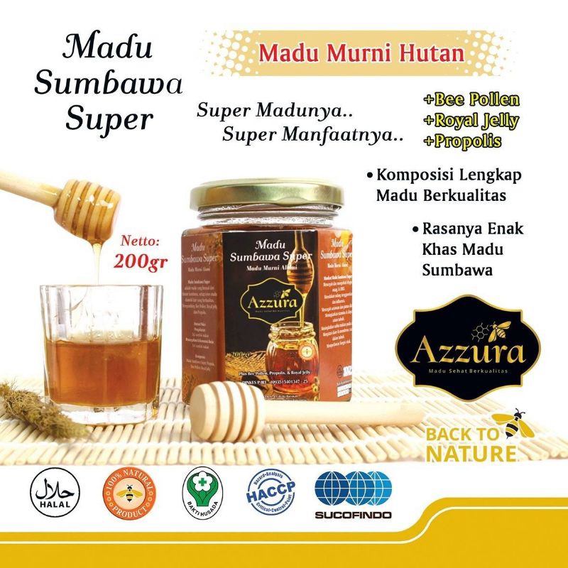 

Madu Azzura - Madu Sumbawa Super 200gr