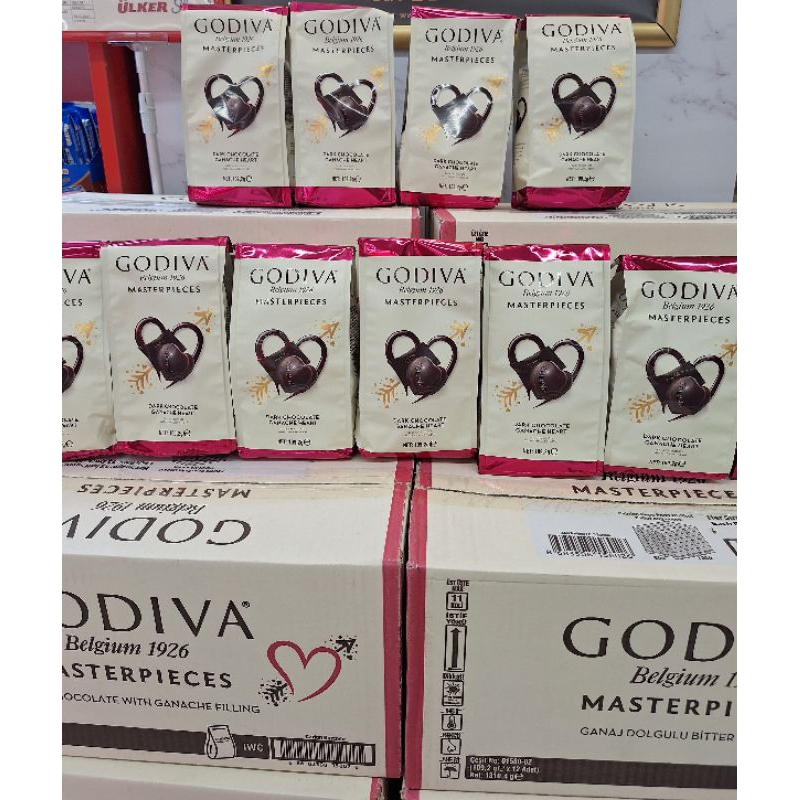 

Kode A Godiva Dark Chocolate Ganache Heart Masterpiece2 1 pcs | Cokelat Godiva 1 pcs | Turkish Chocolate | Cokelat Turki | Cokelat Import | Jastip Turki