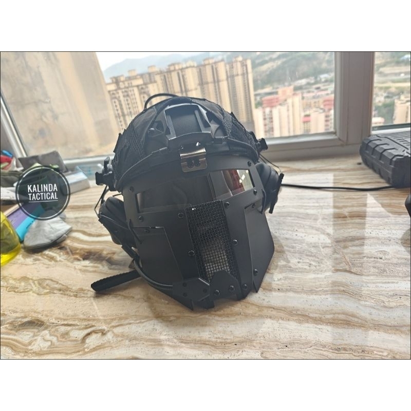 Tactical Mask Saparta Face Shield pelindung for airsoft painball