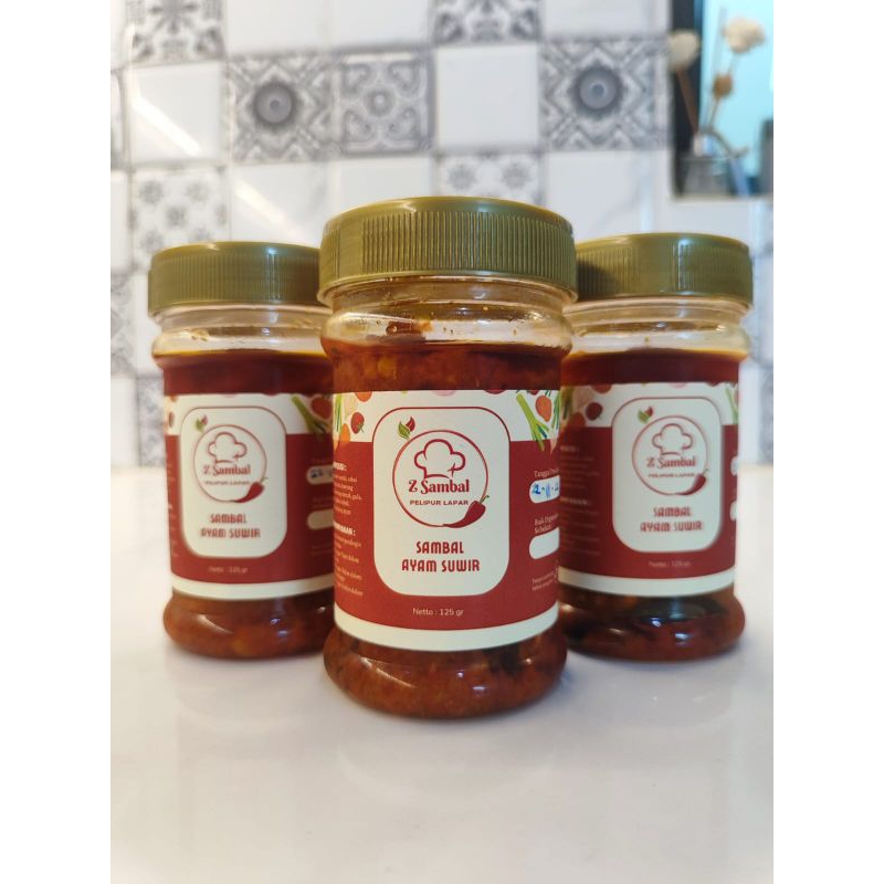 

Sambal Ayam Suwir Pedas Biasa