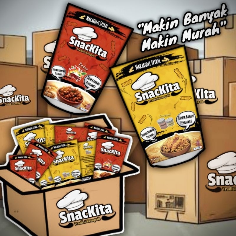 

Snackita - Paket Hemat Makroni Spiral 100gr