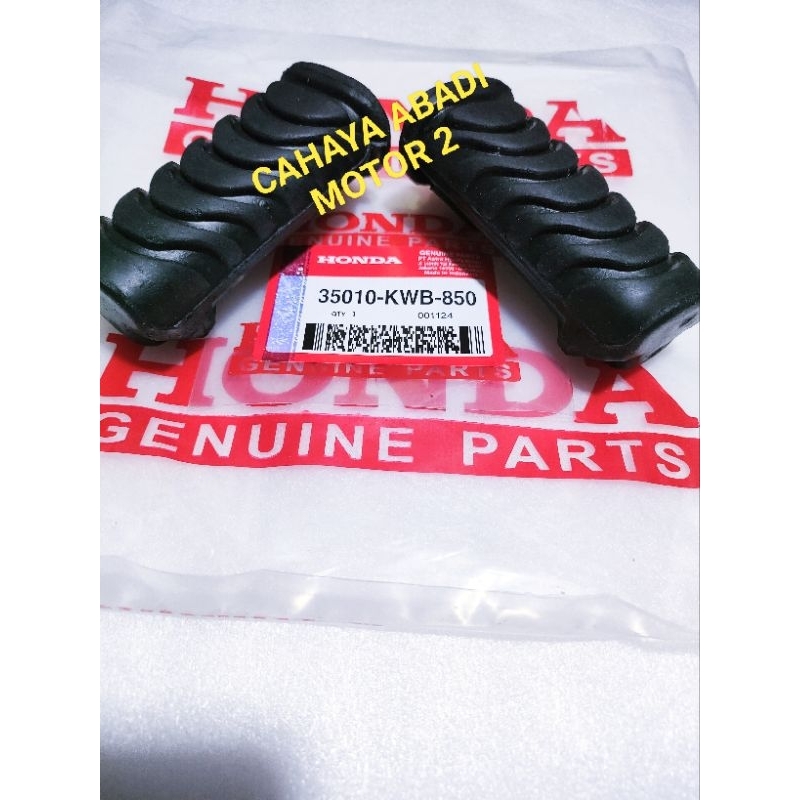 KARET BARSTEP STEP DEPAN SET KIRI KANAN KWB HONDA BLADE OLD & NEW REVO ABSOLUTE REVO FIT SUPRA X 125