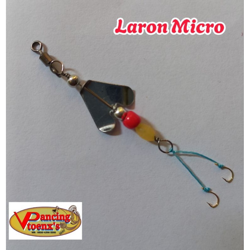 Lure Laron ..lure micro untuk casting wader red devil baby masheer baby hampala Channa limbata