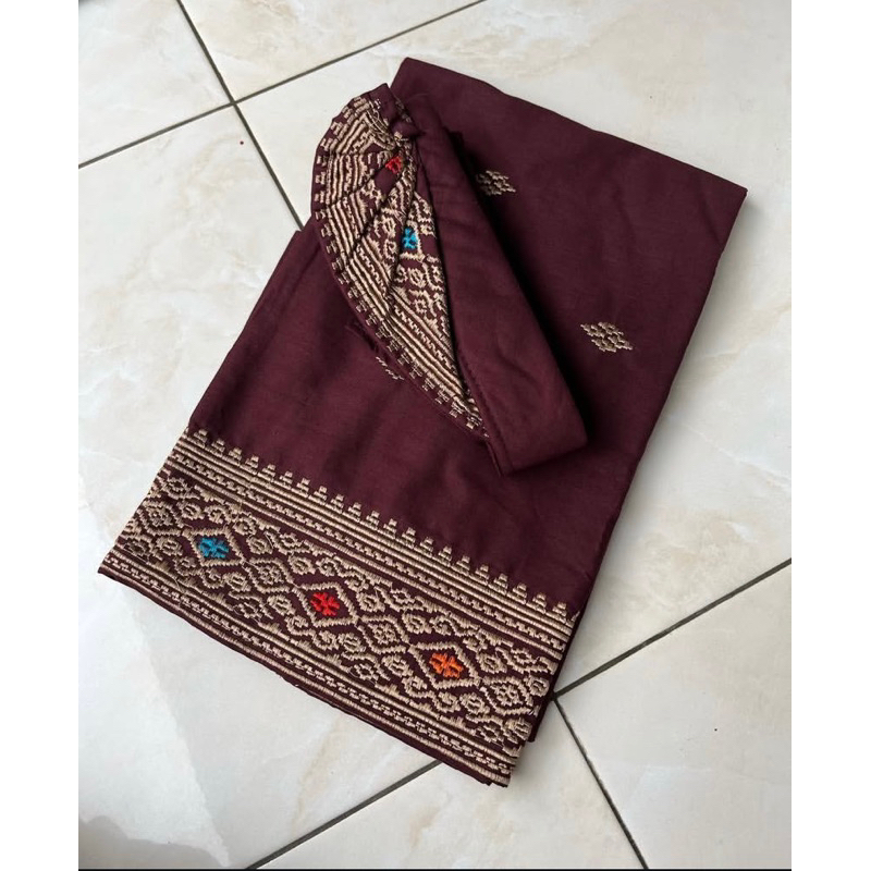 set saput udeng bordir