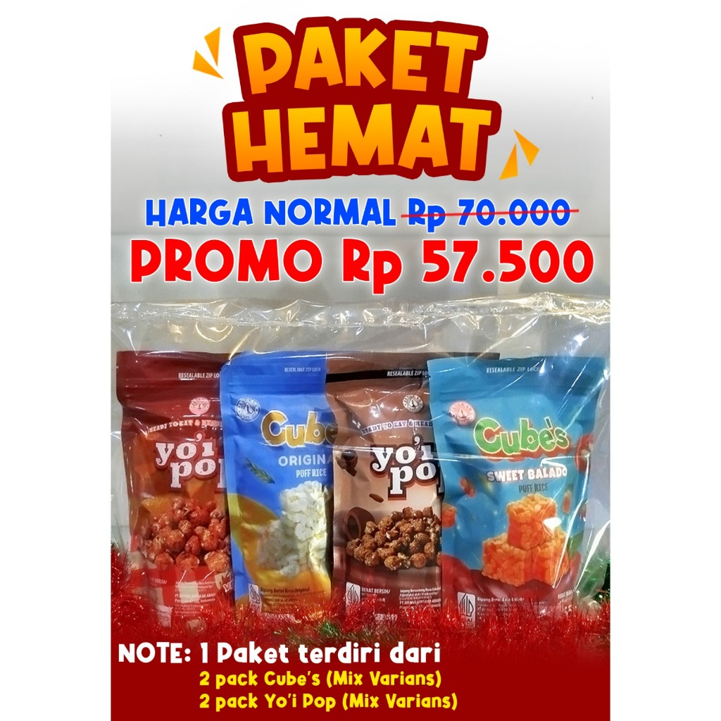 

PROMO PAKET HEMAT SPESIAL BUNDLING YO'I DAN CUBE'S