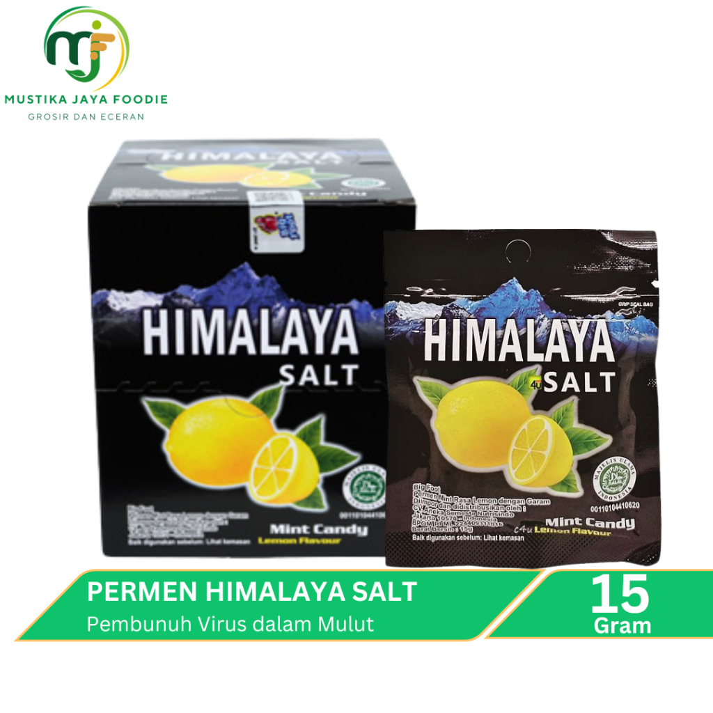 

Permen Himalaya Salt Candy MURAH himsalt 1 kotak isi 12 x 15 gram isi 5 butir